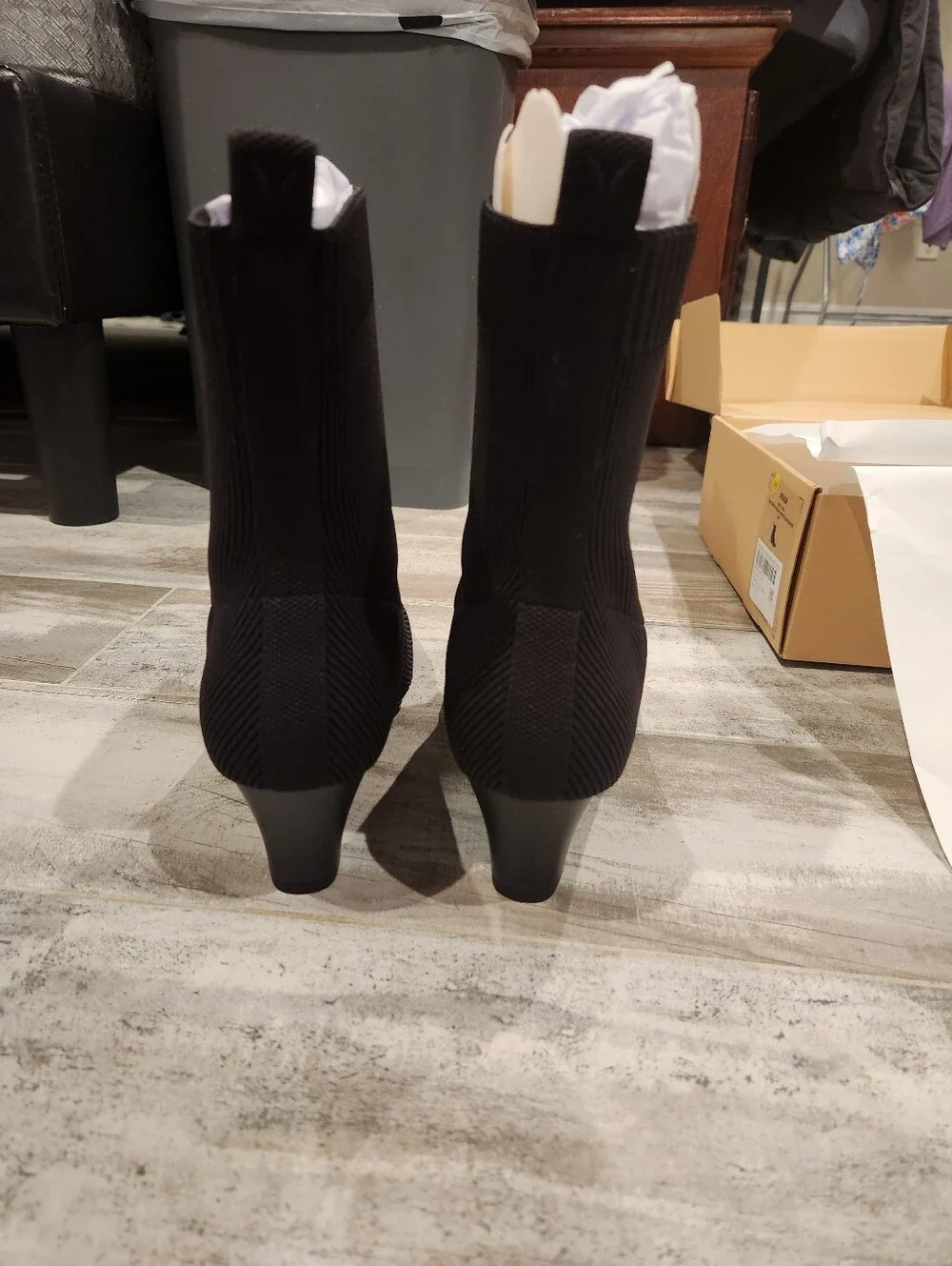 Vivaia Margot Wedge Booties size 8.5 / 39.5 Black